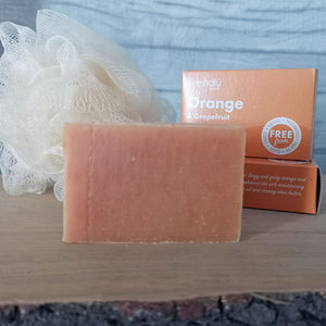 Friendly Natural Orange and Grapefruit Soap Bar