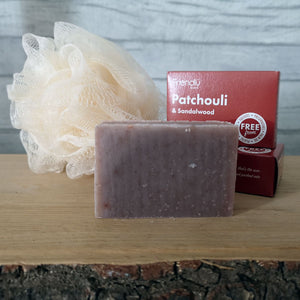 Friendly Natural Patchouli and Sandalwood Soap Bar
