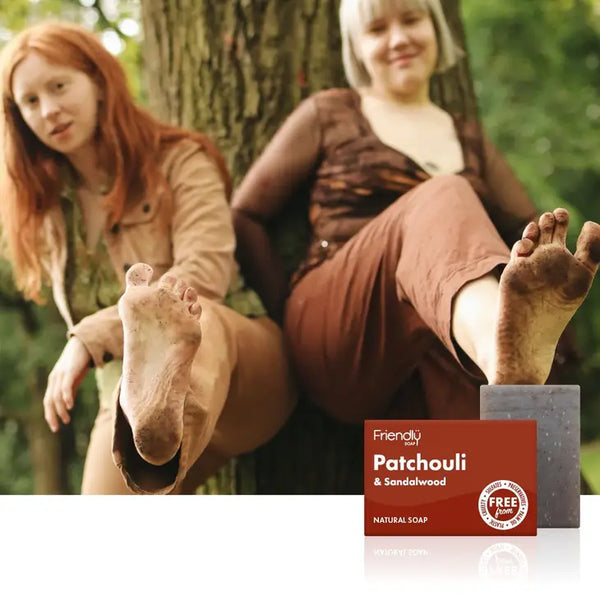 Friendly Natural Patchouli and Sandalwood Soap Bar