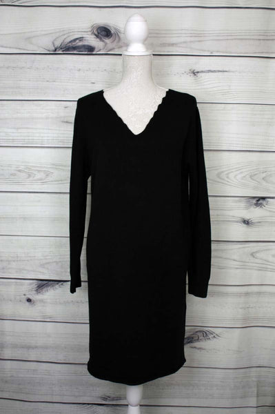 Plain Stretchy Fine-knit Dress - more colours available
