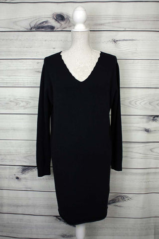 Plain Stretchy Fine-knit Dress - more colours available