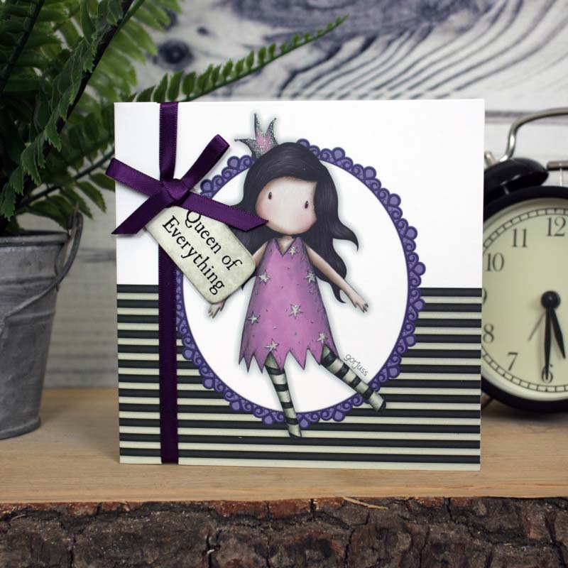 Gorjuss Greetings Card - Queen Of Everything