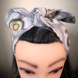 Retro Circles Rockabilly Hair Wrap