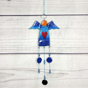 Suncatcher Angel with Beads - Assorted Colours - 29cm