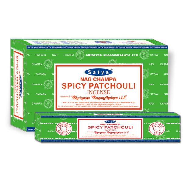 Satya Incense Sticks - Spicy Patchouli