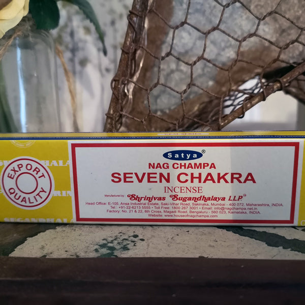 Satya Incense Sticks - Seven Chakra