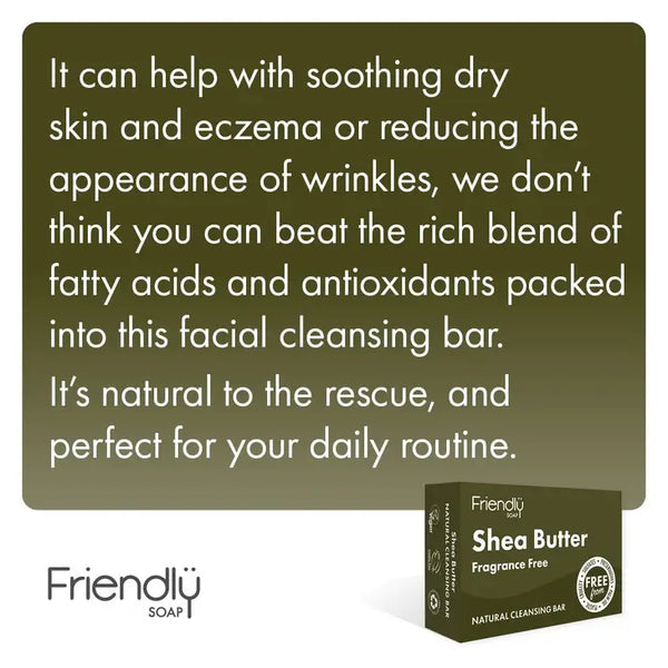Friendly Natural Shea Butter Cleansing Bar