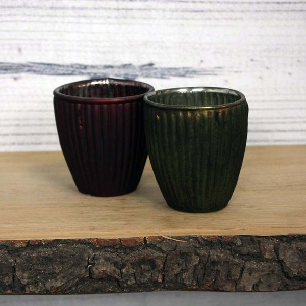 Ribbed Beaker Votive - various sizes available