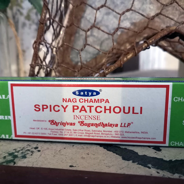 Satya Incense Sticks - Spicy Patchouli