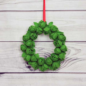 Brussels Sprouts Felt Wreath