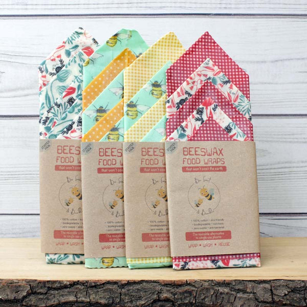 Bee Sweet & Bumble Beeswax Food Wraps - Starter Pack