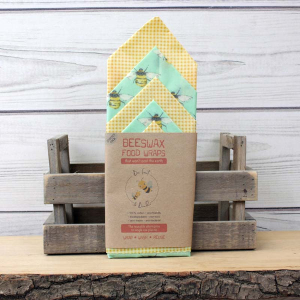 Bee Sweet & Bumble Beeswax Food Wraps - Starter Pack