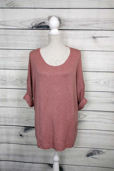 Italian Soft Knit Plain Top - more colours available