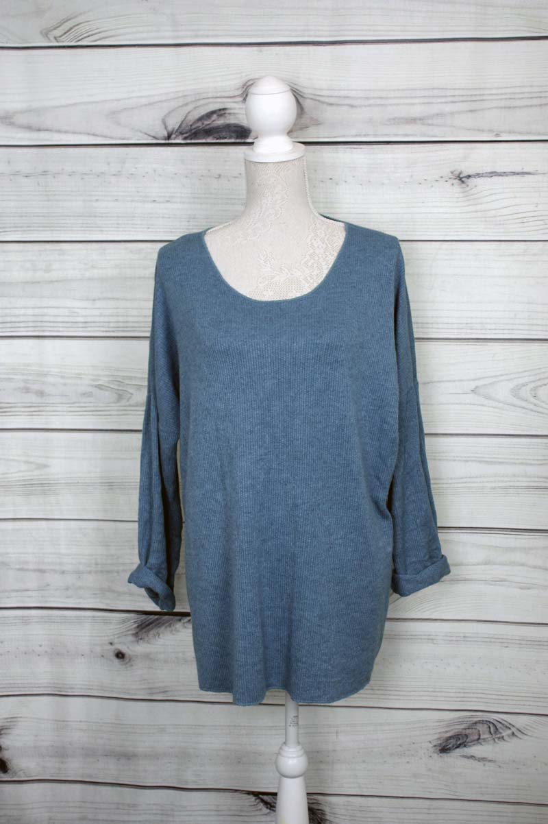 Italian Soft Knit Plain Top - more colours available