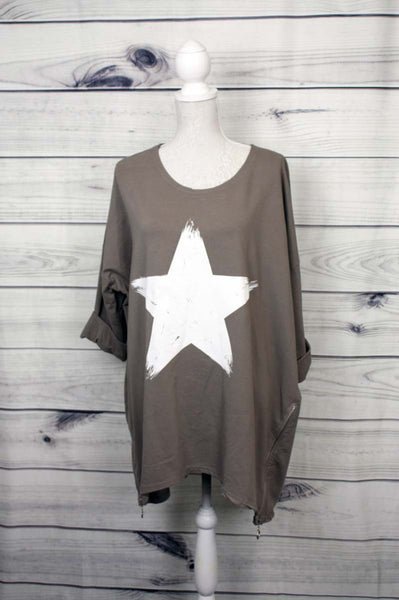 Italian Star Print Top - more colours available