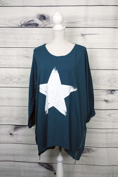 Italian Star Print Top - more colours available