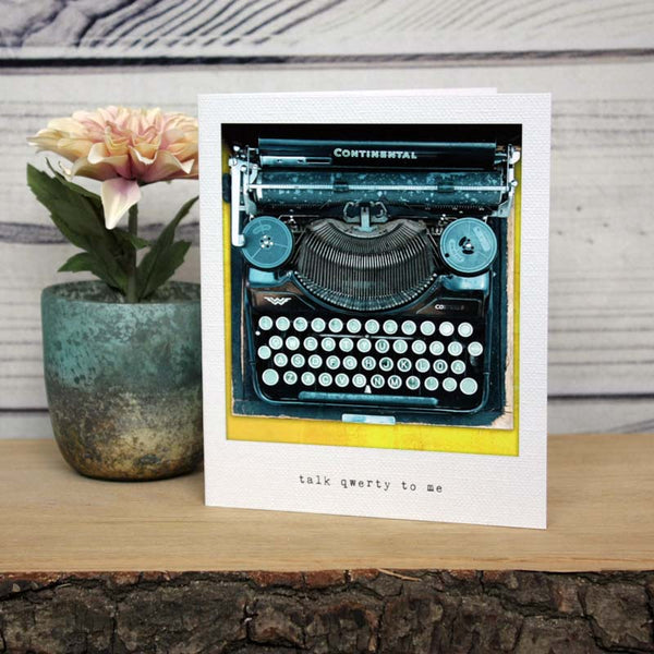 Incidental Instants Greeting Card - Talk Qwerty To Me