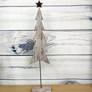 Large Slim Wooden Tree
