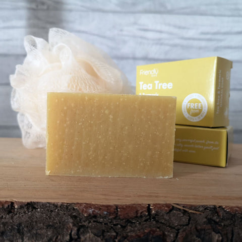 Friendly Natural Tea Tree and Turmeric Soap Bar