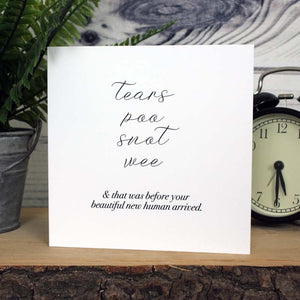 New Baby Card