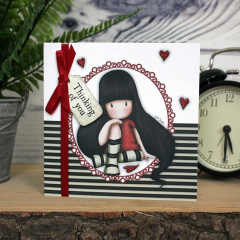 Gorjuss Greetings Card - Thinking Of You