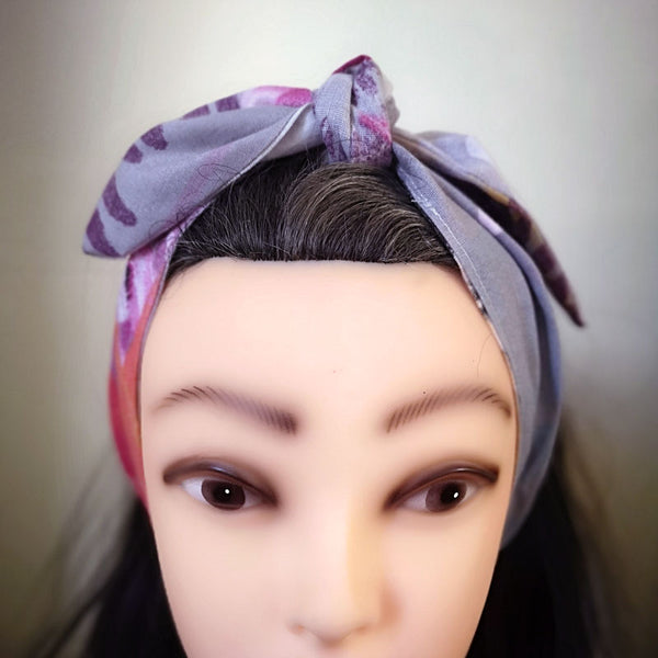 Watercolour Floral Rockabilly Hair Wrap
