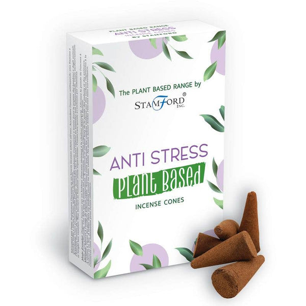 Anti-Stress Plant-Based Incense Cones - Pack of 12