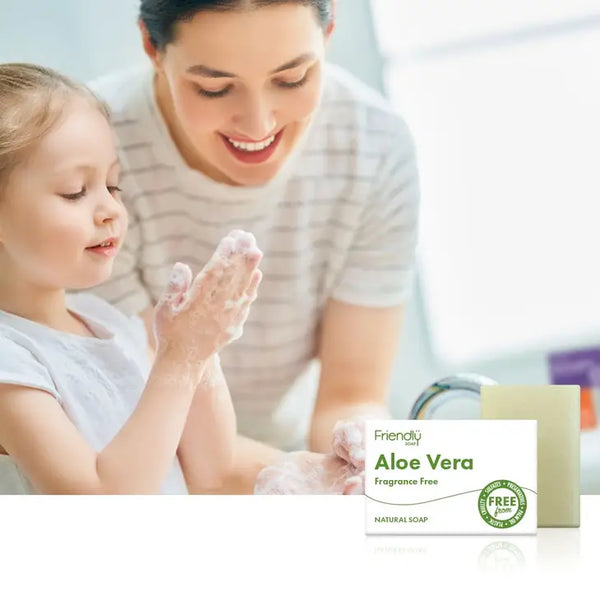 Friendly Fragrance-Free Aloe Vera Natural Soap Bar
