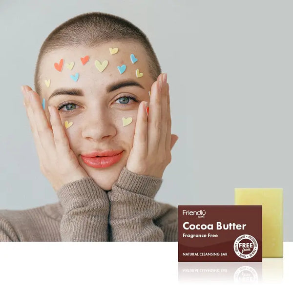 Friendly Fragrance-Free Natural Cocoa Butter Cleansing Bar