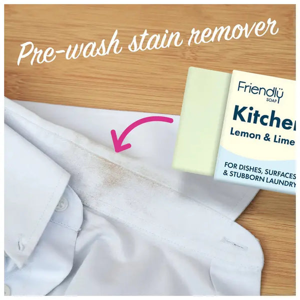 Friendly Natural Kitchen Cleaning Bar - Lemon and Lime Fragrance