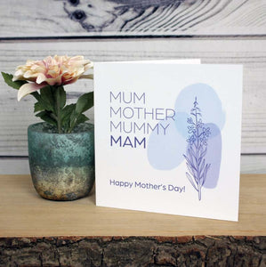 Bluebonnet Mother's Day card