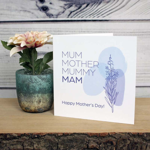 Bluebonnet Mother's Day card