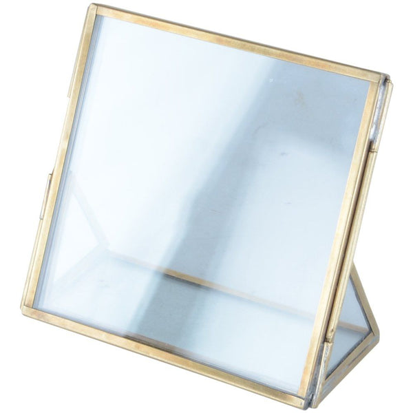 Glass Photo Frame - Tilli - Brass - Small