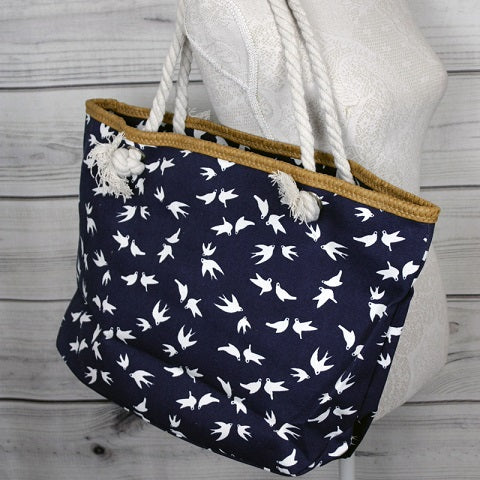 Minette Rope Bag - Blue